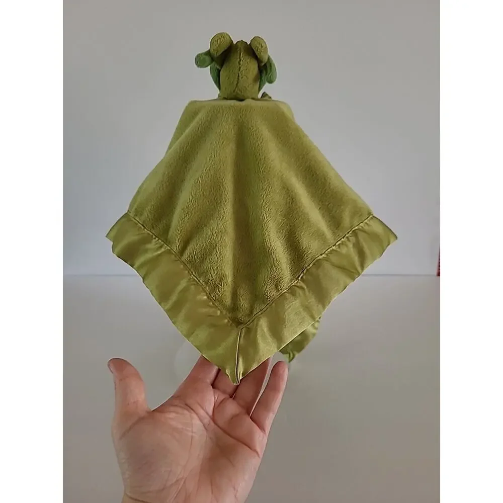 Bearington Lovey Baby Security Blanket Bug Hug Collection Green Grasshopper